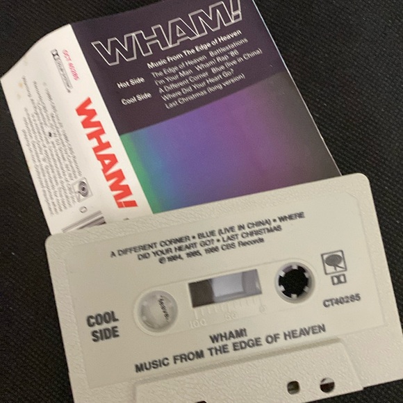 Vintage classic 86’s cassette tape-WHAM! - Music From the Edge of Heaven - Picture 2 of 3